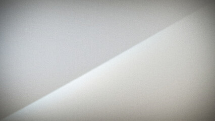 Minimalist abstract gradient featuring soft gray and white hues divided diagonally with a grainy texture, perfect for clean, modern backdrops
