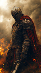 Obraz premium A supervillain from the Iron Age