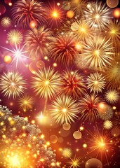 Fototapeta premium background with fireworks