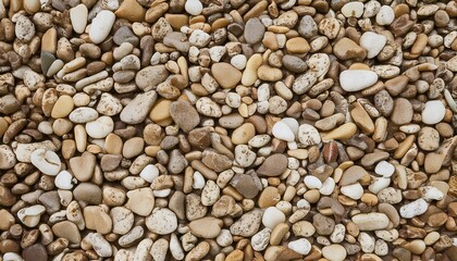 background of brown pebbles