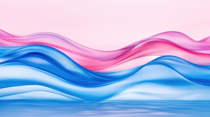 Fototapeta premium An abstract swirl of vibrant, fluid colors in pastel tones, creating a soft, blurred texture effect.