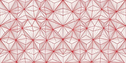 Red Geometric Pattern with Intersecting Lines, abstract, design