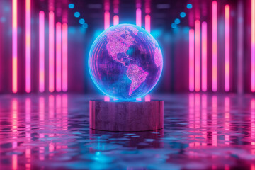 Glowing Global Network Concepts 