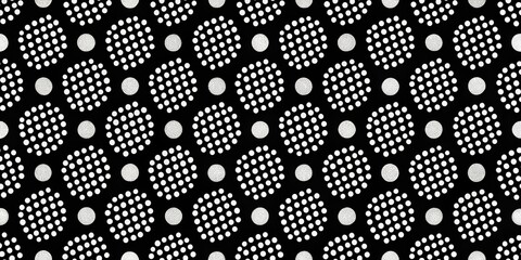 Black and White Geometric Dot Pattern, Abstract Art, Minimalism , geometric, pattern, black and white