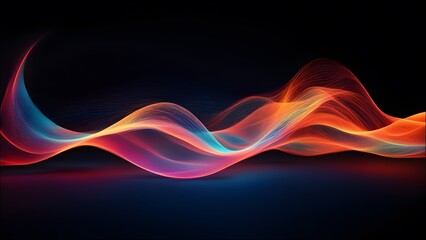 Dynamic and abstract digital illustration showing the impact of small actions.