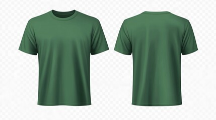 Flat Lay T-shirt Mockup with Front and Back Views