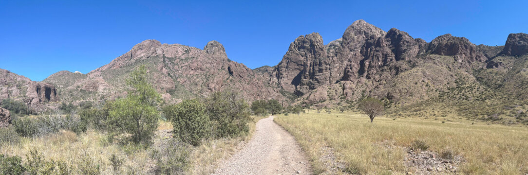 Dripping Springs Trail in the Organ Mountains near Las Cruces New Mexico