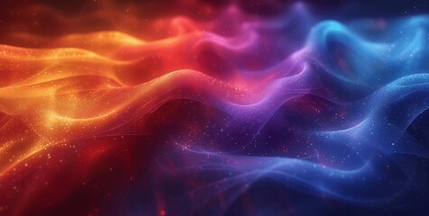 Fototapeta premium Psychedelic Grainy Gradient Wallpaper Abstract Colorful Flow Wave Background Vibrant Retro 70s 80s 90s Music Party Design