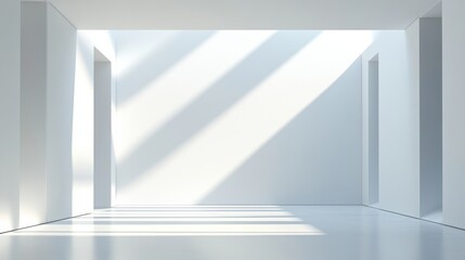 A smooth, clean white background with subtle light gradients, minimalist style, perfect for product display or text overlay