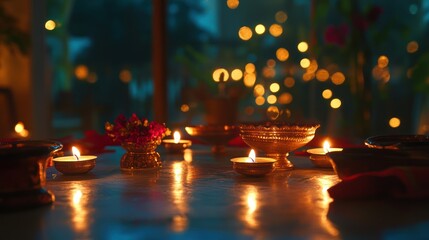 Golden Glow of Celebration