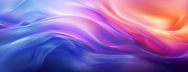 Vibrant Flowing Waves Abstract Colorful Background for Creative Projects