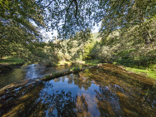 Obraz premium Iskar river near Pancharevo lake, Bulgaria