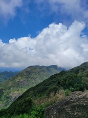 landscape with clouds