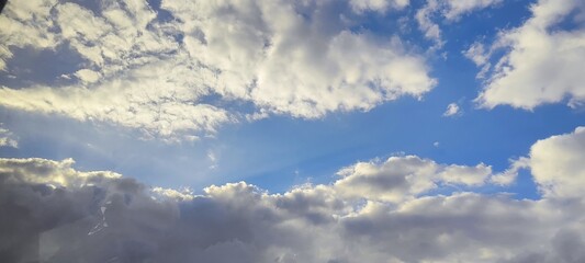 clouds over the mountains