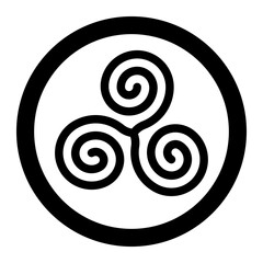 Triskele Cektic Spiral icon