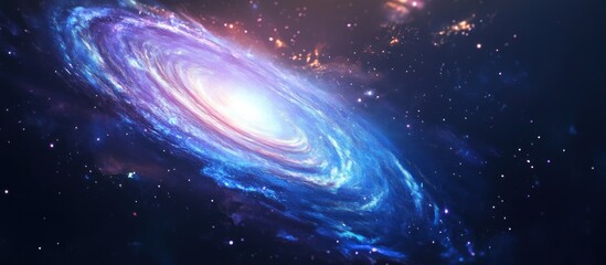 Spiral Galaxy in Space