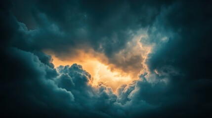 Obraz premium Dramatic Stormy Sky
