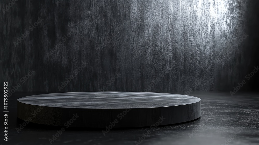 Poster Creative 3D rendering of a display table layout suitable for banner design and item showcase background