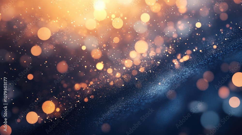 Poster abstract radial blur featuring numerous particles generated in 3d creating a visually engaging backg