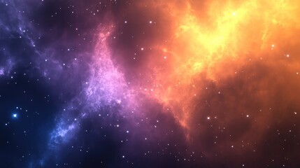 Naklejka premium Fractal background featuring nebulosity in a 3D cartoon rendering