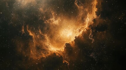 Fototapeta premium Nebula of stars dust and gas in a distant galaxy