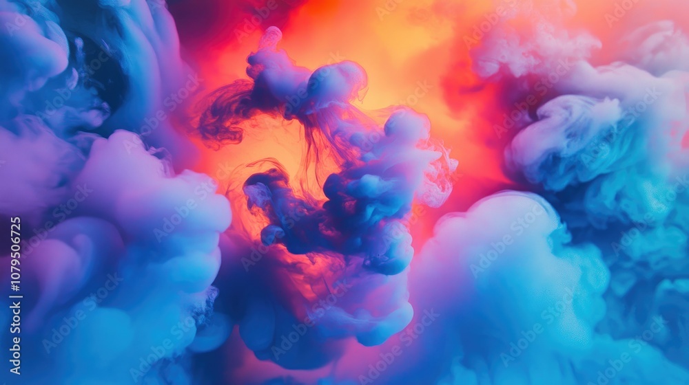 Poster vibrant color burst backgrounds enhance graphic design web design digital art and multimedia project