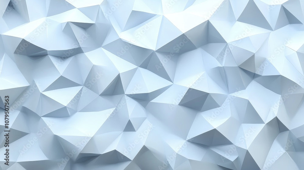 Poster low polygon triangular pattern backdrop