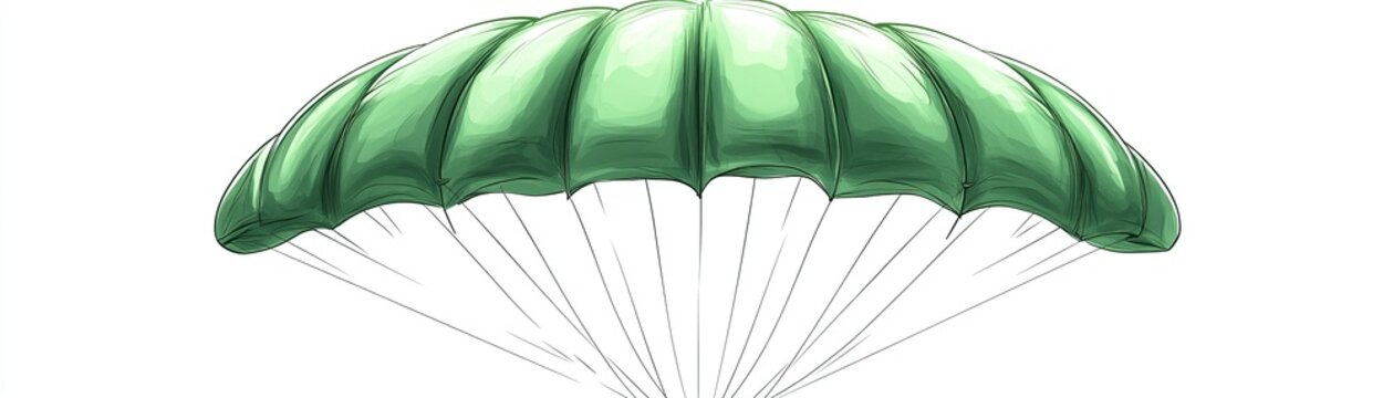 Parachuting adventure skydiving outdoor activity aerial view thrilling experience of freefalling