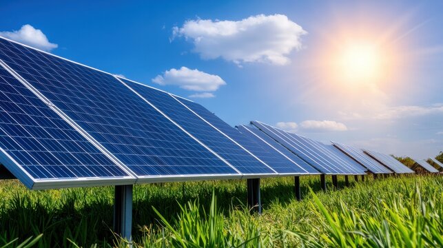 Harnessing the power of renewable energy exploring floating solar farms set against scenic natural backdrops for sustainable development