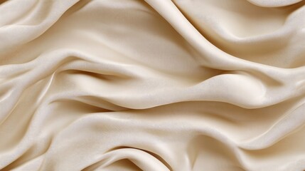 Obraz premium Seamless smooth wavy folded textile texture
