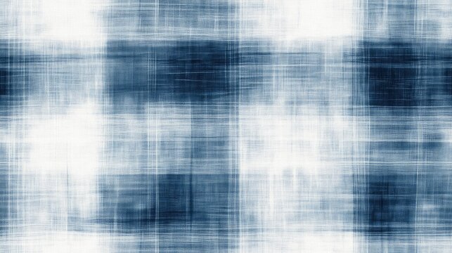 Soft subtle gingham plaid background pattern featuring a blurry checkered melange effect Seamless tartan check fabric design with an all over print