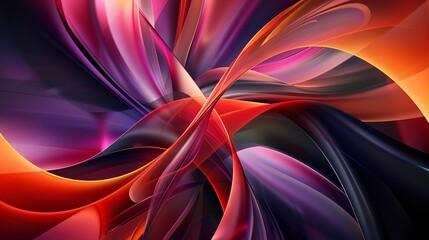 Wallpaper Abstract background forming colorful wavy shapes wallpaper