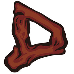 D Graffiti Font  Uraban. Font Hip-hop Typography. Graffiti Leter Font Street
