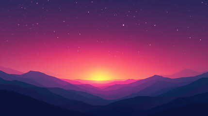 sunrise view for background