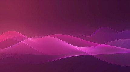 Wallpaper Abstract purple waves background flowing in the dark
