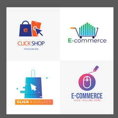 Shop supermarket store logo design elegant label design badge design vector logo