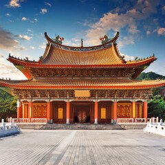 The Historical Longshan Temple in Taipei, Taiwan, Known for Its Ornate Architecture, Intricate Carvings, and Religious Significance, Representing a Blend of Buddhist, Taoist, and Confucian Traditions