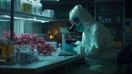 Bird flu, viral cells, doctor, medicine, mask, scientist, laboratory, woman, hospital, science, nurse, medical, lab, health, surgeon, doctor, medicine, mask, scientist, laboratory, laboratory, woman, 