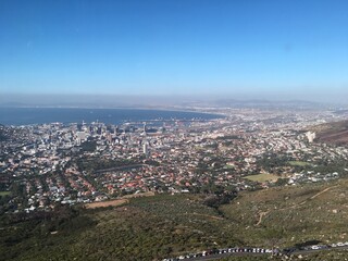 aerial view of the city