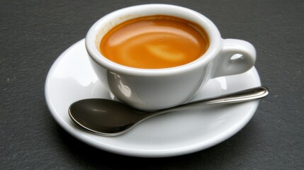 National Espresso Day, the scene of making coffee