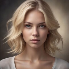 Naklejka premium Portrait einer blonden Frau