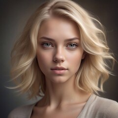 Naklejka premium Portrait einer blonden Frau