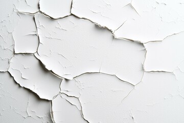 Naklejka premium A wall with a lot of cracks and holes in it