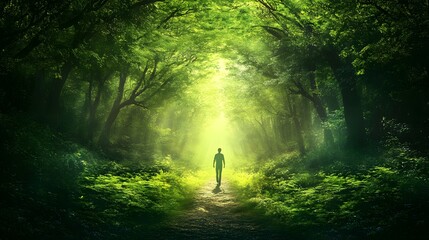 A teacher conducting a mindfulness exercise in a classroom, helping students develop emotional intelligence by focusing on their breath and feelings.