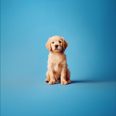 Fototapeta premium Golden retriever puppy
