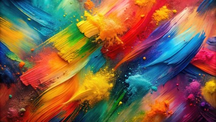 Abstract art background with colorful brush strokes and textures, abstract, art, background, colorful, brush strokes