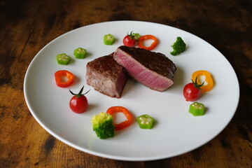 ヘレステーキ　柔らかい赤身肉