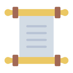 Ancient Papyrus Scroll icon