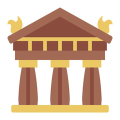 Parthenon or Greek Temple icon
