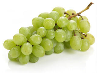 bunch of grapes. grape, fruit, food, grapes, green, bunch, isolated, white, fresh, healthy, ripe, vine, sweet, berry, diet, wine, cluster, vegetarian, dessert, juicy, natural, fruits, object, agricult